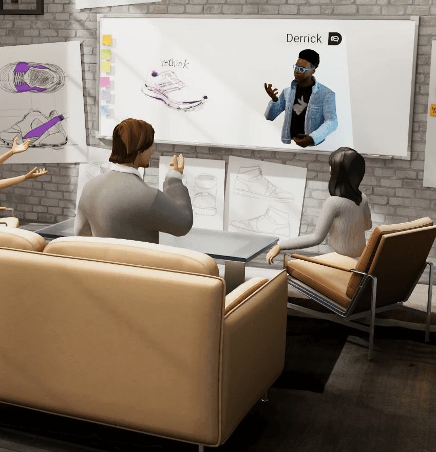 A client presentation inside a reTHINK space