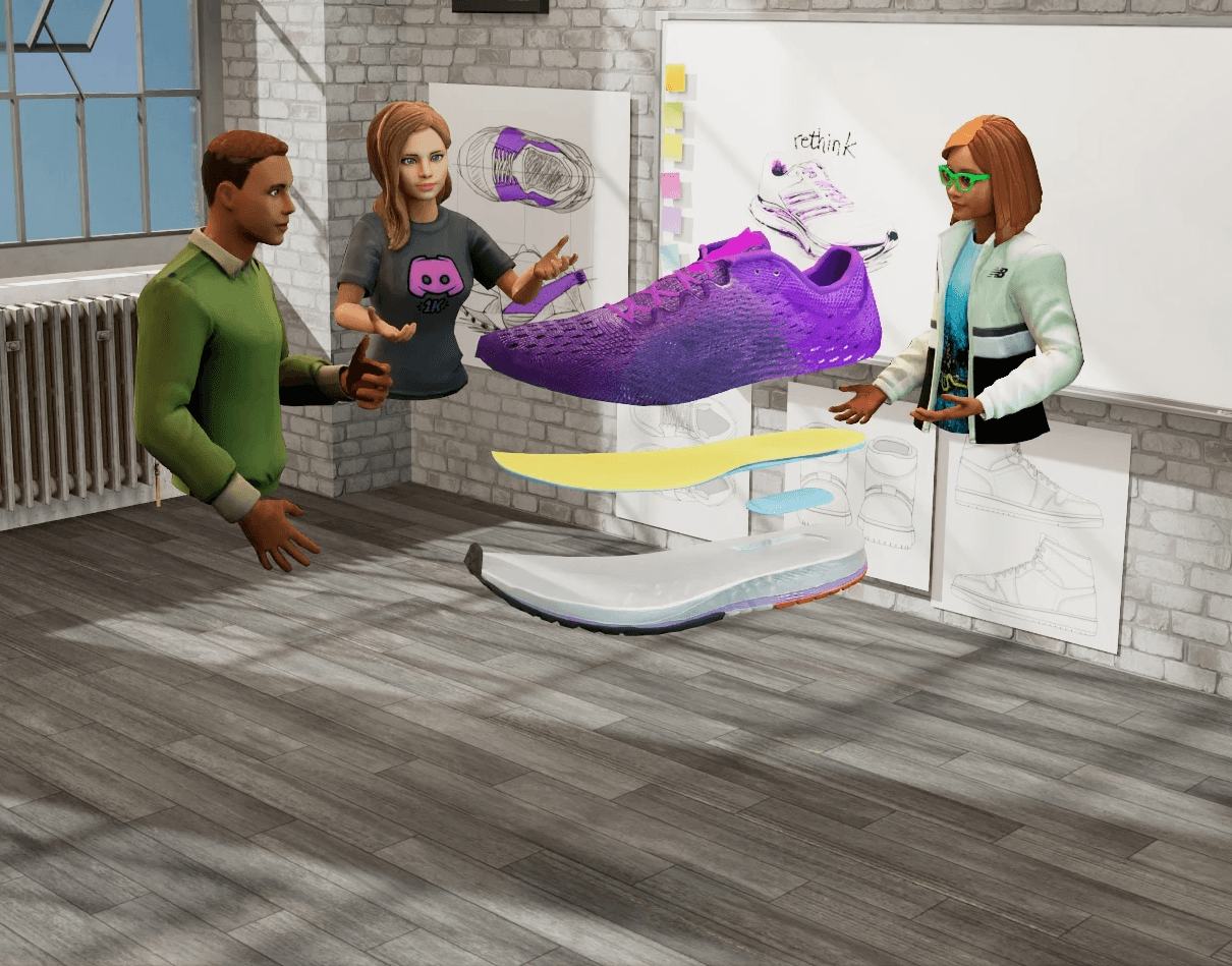 A reTHINK room filled with concepts, notes and feedback from the team